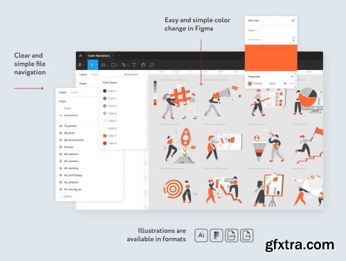 Solerty Marketing Illustrations Ui8.net