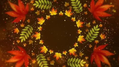 Videohive - Autumn Leaves Background - 47900904 - 47900904