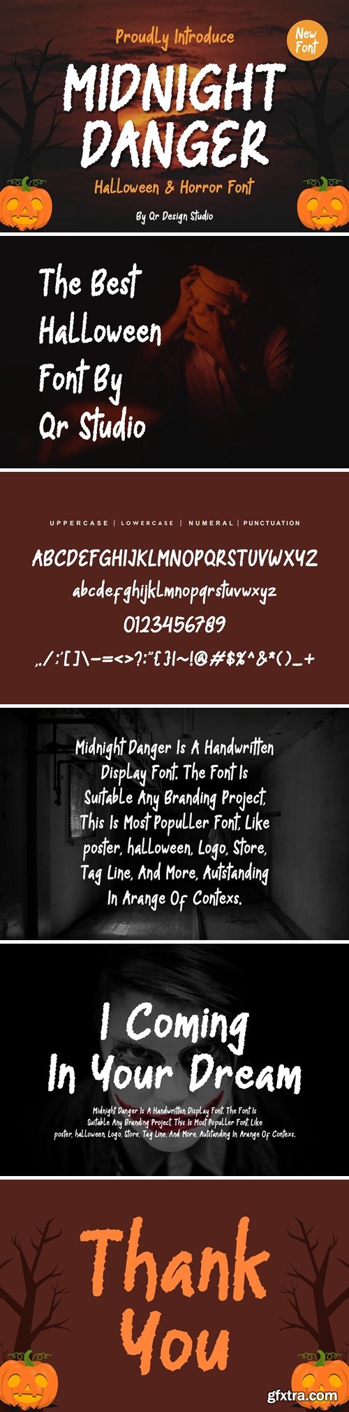 Midnight Danger - Halloween Font