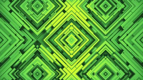 Videohive - Rhombus - Green Dynamic Geometric Pattern - 47900934 - 47900934