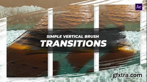 Videohive Simple Vertical Brush Transitions After Effects 47979829