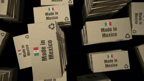 Videohive - Made in Mexico box pack loop - 47901914 - 47901914