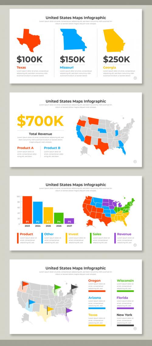 Map Infographic Presentation Layout 640645604