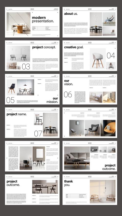 Modern Presentation Layout 640541823