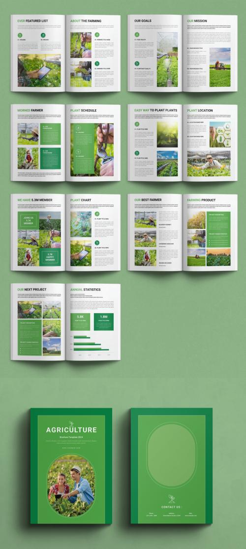 Agriculture Design Layout Brochure Template 640541759