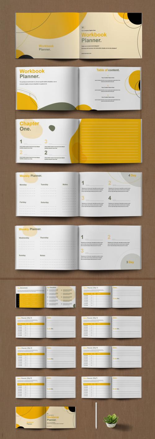 Workbook Planner Design Template 640541721