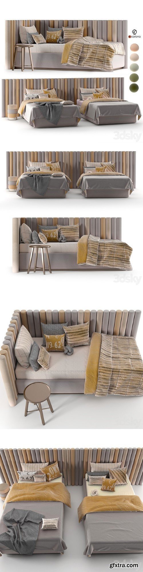 Attached and Day Bed Set30