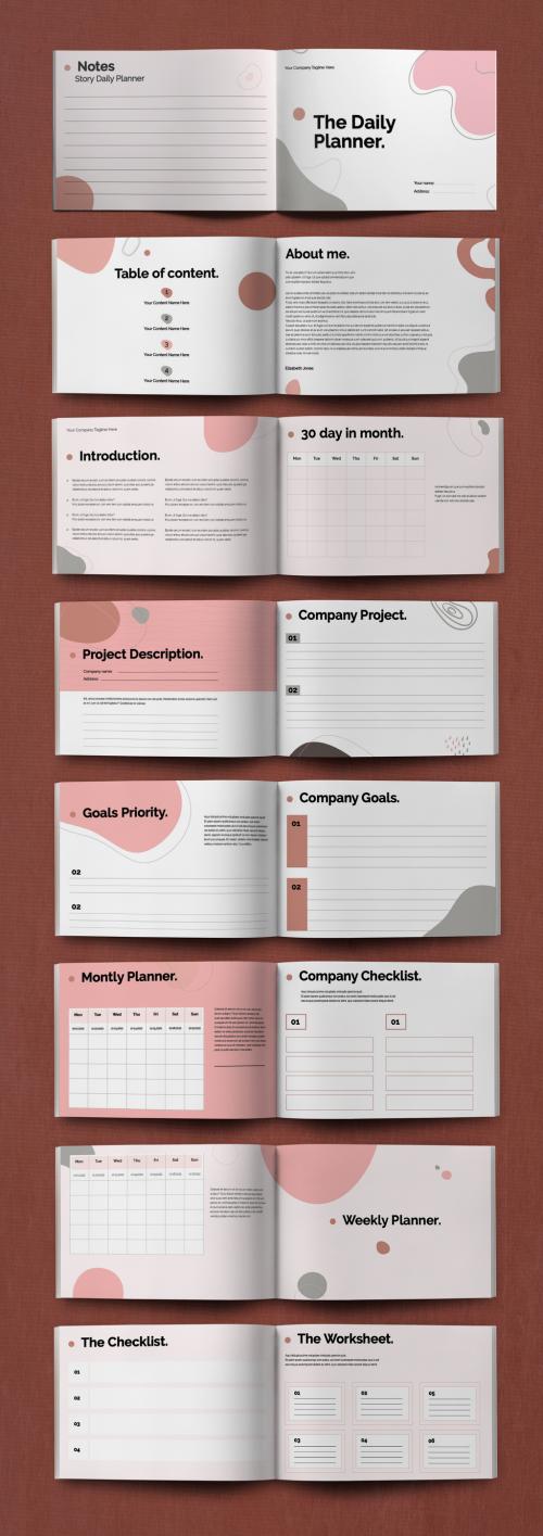 Daily Planner Design Template 640541695