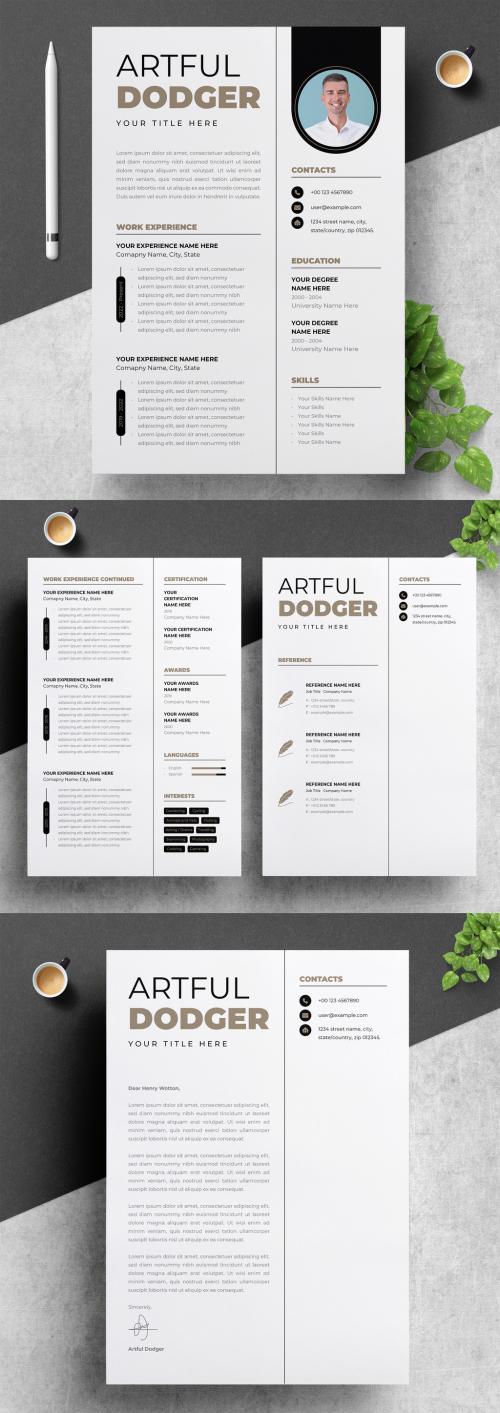 Simple Resume Layout 640542103