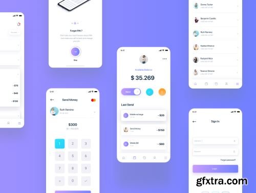 Sirc - Banking App UI Kit Ui8.net