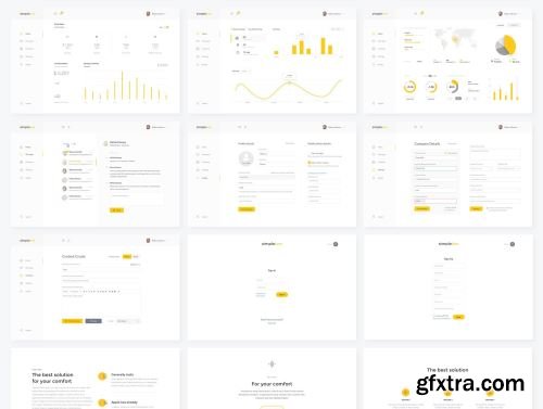 SimpleBee Layouts & Components Ui8.net