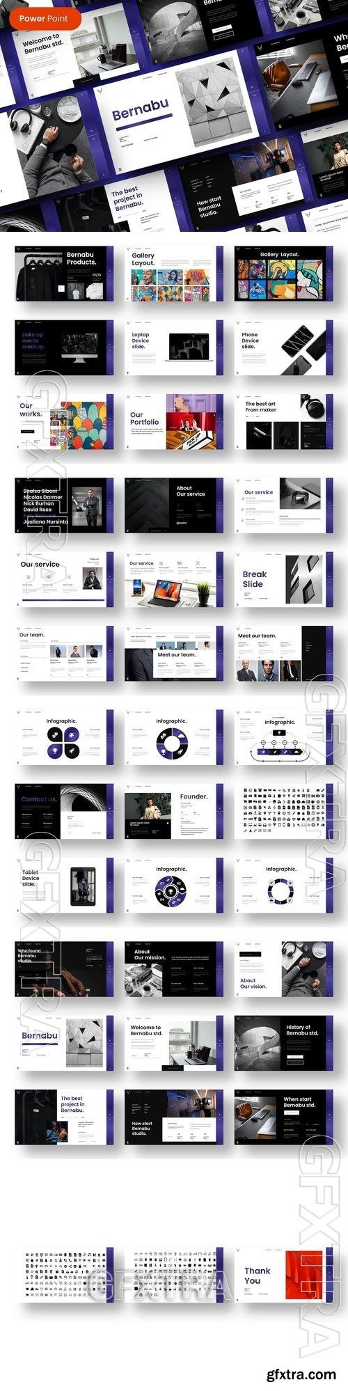 Bernabu - Business PowerPoint Template 2JFRWU6