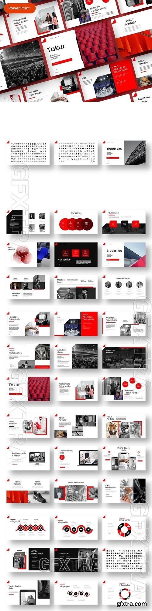 Takur - Business PowerPoint Template 92RZ798