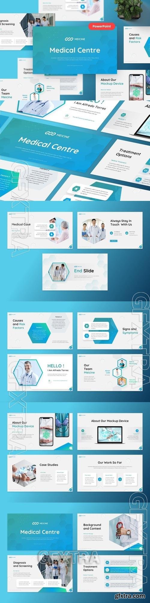 Meicine Medical PowerPoint Template P8QG4YH