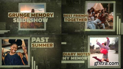 Videohive Grunge Memory Slideshow 47985810