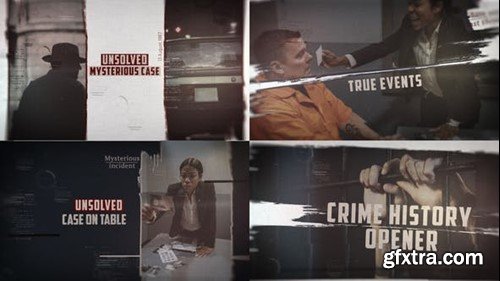 Videohive Crime History Opener 47989882