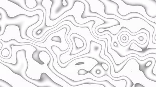 Videohive - Abstract creative pattern white moving liquid 4k - 47912152 - 47912152