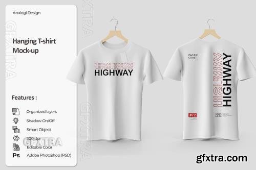 Hanging T-shirt Mockup 3WEVVBN