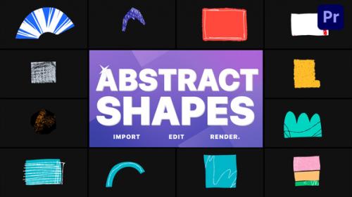Videohive - Colorful Abstract Shapes Animations | Premiere Pro MOGRT - 47762613 - 47762613