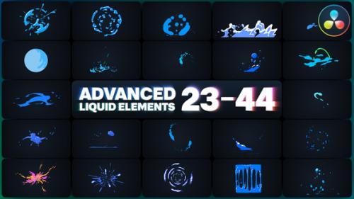 Videohive - Advanced Liquid Elements for DaVinci Resolve - 47765774 - 47765774