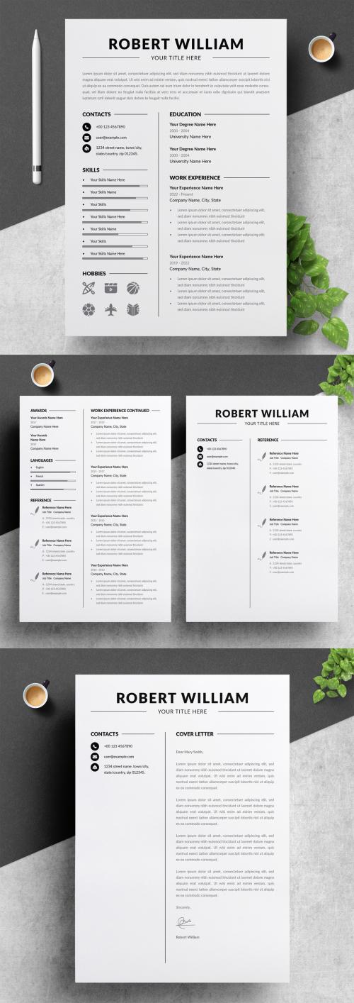 Modern Resume Design 640541889