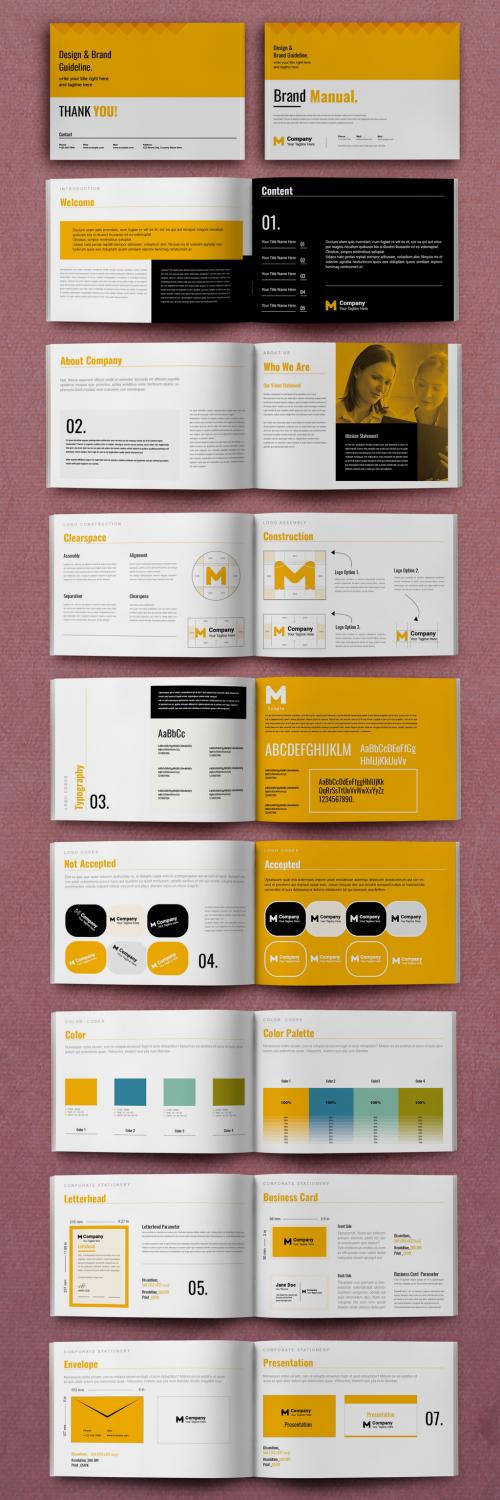 Brand Manual Template 640144599