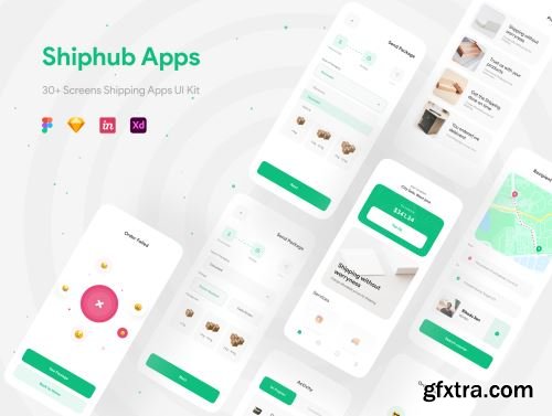 Shiphub - Shipping Apps UI Kit Ui8.net