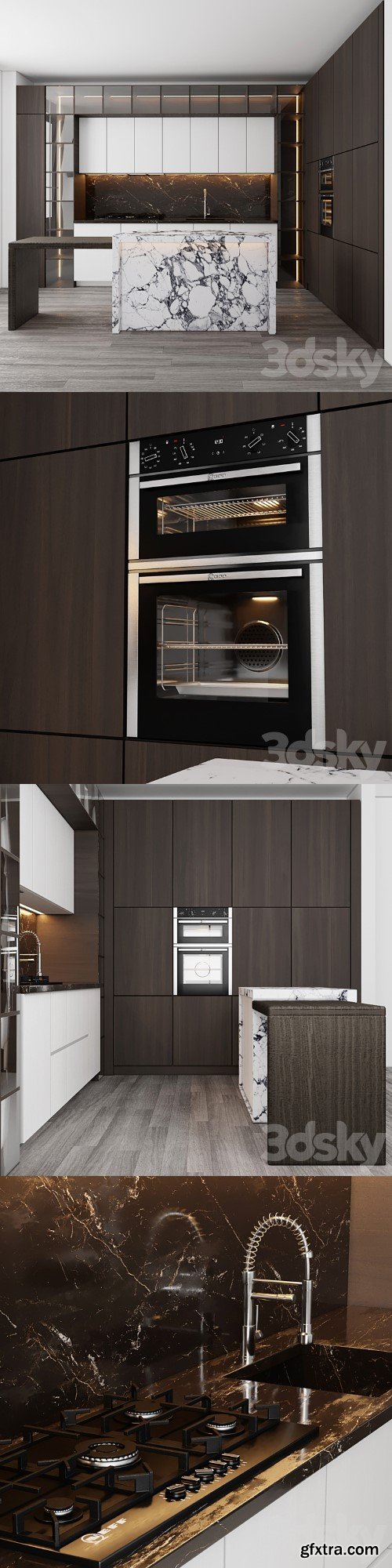 modern kitchen with island 006