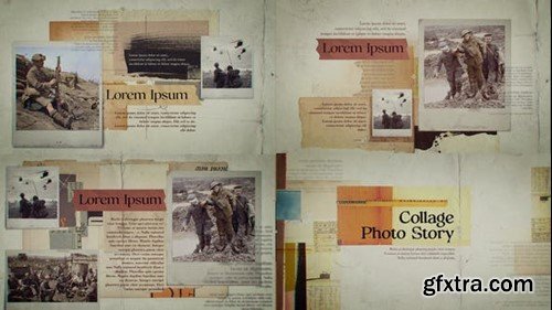 Videohive Collage Photo History 47935074