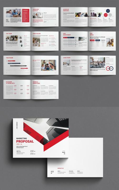 Marketing Proposal Template Landscape 640113556