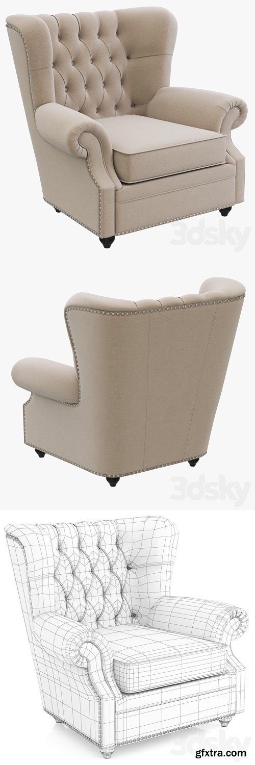 Dantone Home Biarritz armchair