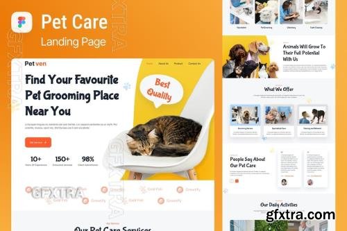 Petven PetCare Landing Page Figma MK9Y7XC