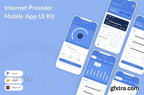 Internet Provider Mobile App UI Kit ZL2TJKX