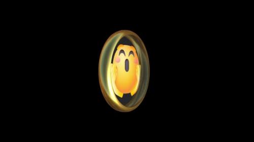 Videohive - Emoji Enthusiastic Transparent Background - 47960603 - 47960603