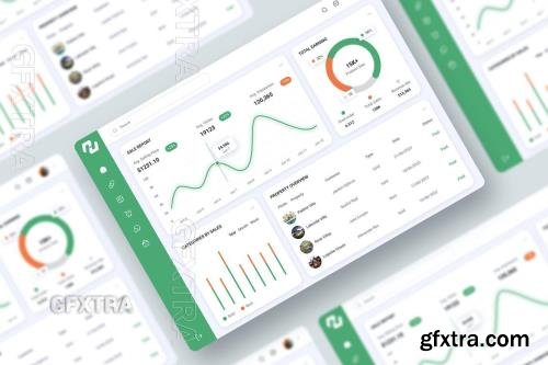 Sale Report Dashboard Figma 53R28SH