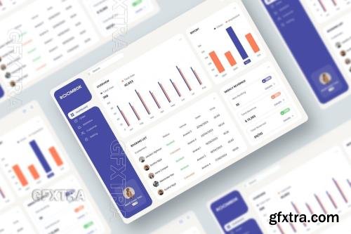 Room Booking Dashboard Admin Figma LDKPD2V