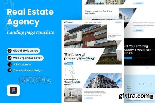 Truestate - Real Estate Landing Page V89CGUC