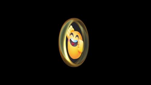 Videohive - Emoji Enthusiastic Icon Transparent Background - 47960631 - 47960631