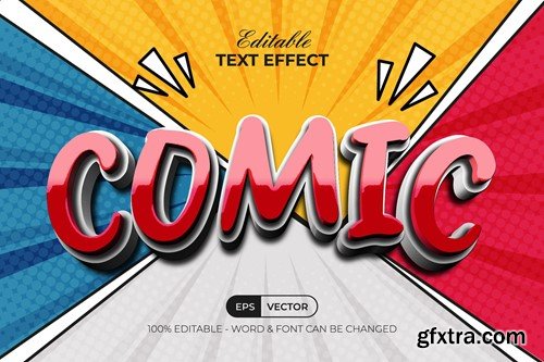 Comic Text Effect Red Shiny Style NJL3A8S