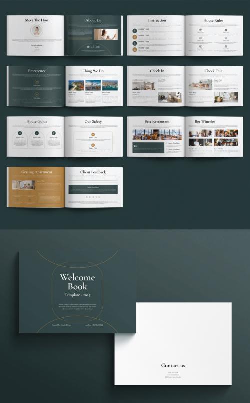 Welcome Book Template Landscape 639830089