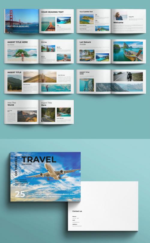 Travel Magazine Template Landscape 639830077