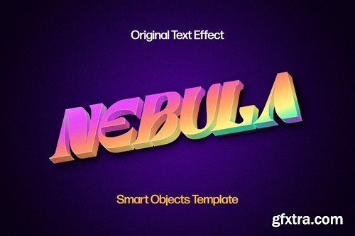 Smooth Gradient 3D Text Effect 894B542