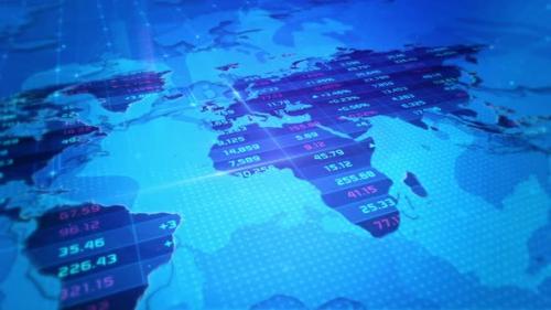 Videohive - Stock market graph and global economic business growth - 47967614 - 47967614