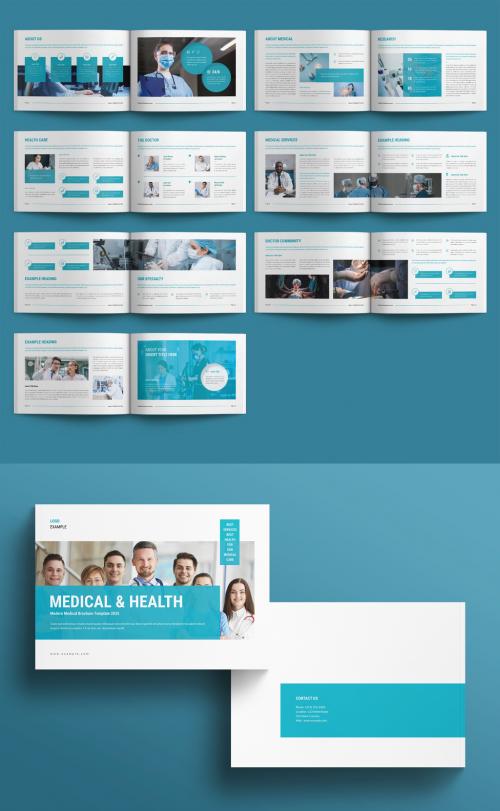 Modern Medical Brochure Template Landscape 639830012