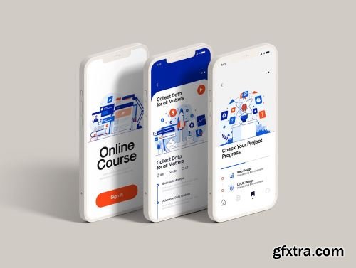 Set of 40 Modern Flat Design Concepts Ui8.net