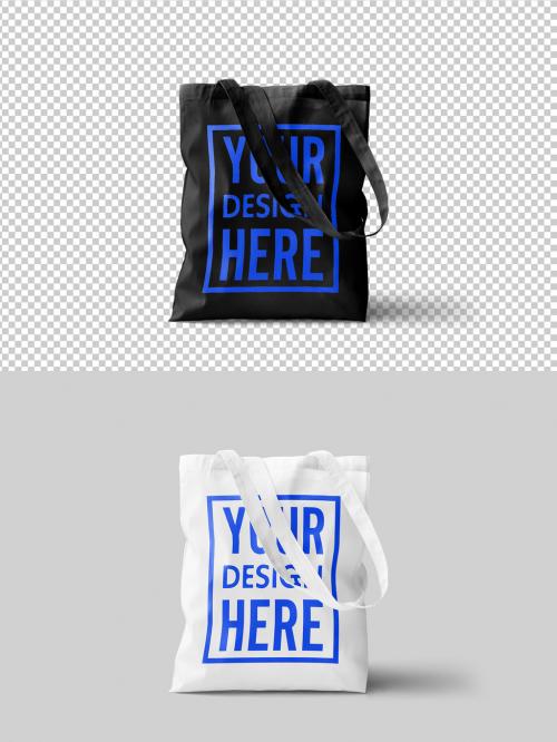 Mockup of tote bag with customizable color on customizable background 640126036