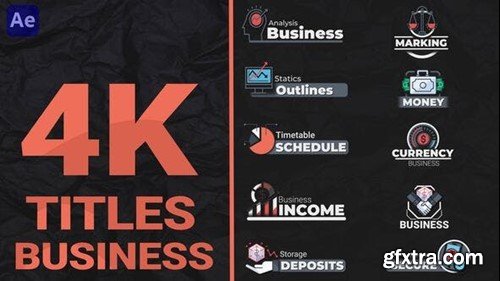 Videohive Business Titles Pack 48040748