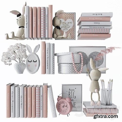 Decorative set in the nursery 2 MAX Vray | TEX