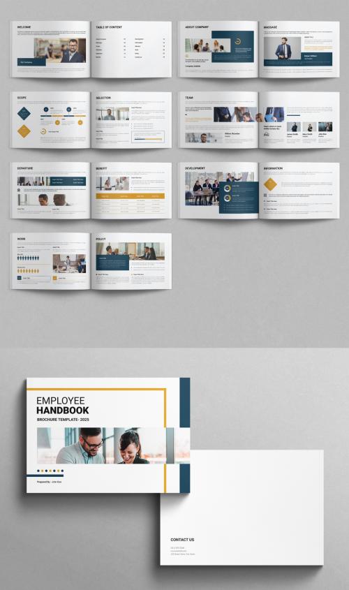 Employee Handbook Template Landscape 639829904