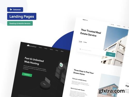 Sekawan Landing page ui kits Ui8.net